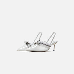 Coperni Zip Stiletto - Ice Clear White