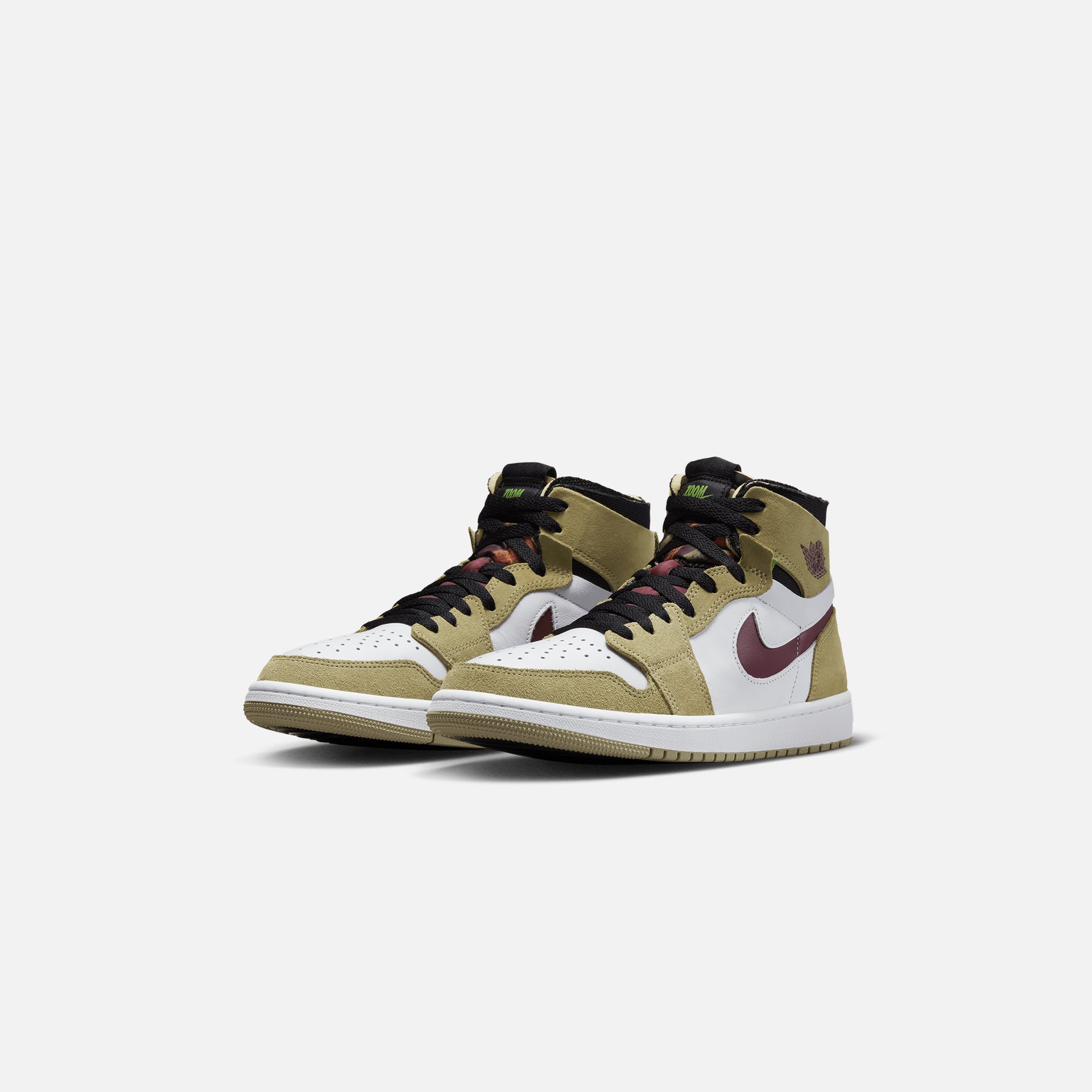 Jordan Air Jordan 1 Zoom CMFT - Neutral Olive / Altitude Green / Cherrywood Red