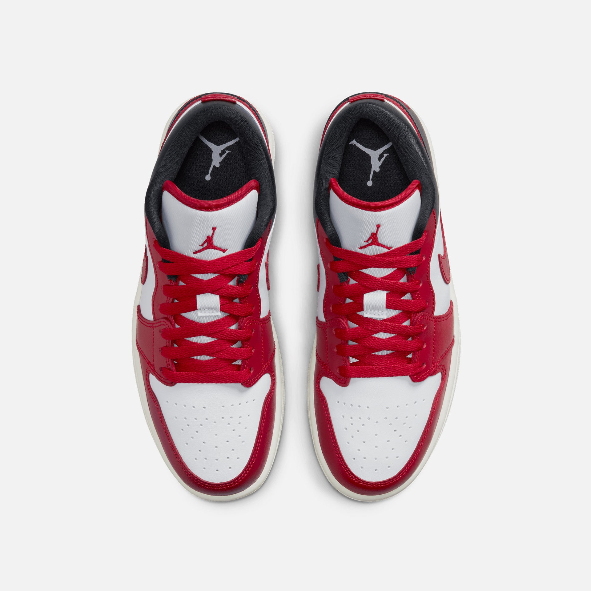 Jordan Air Jordan 1 Low - White / Gym Red / Black Sail