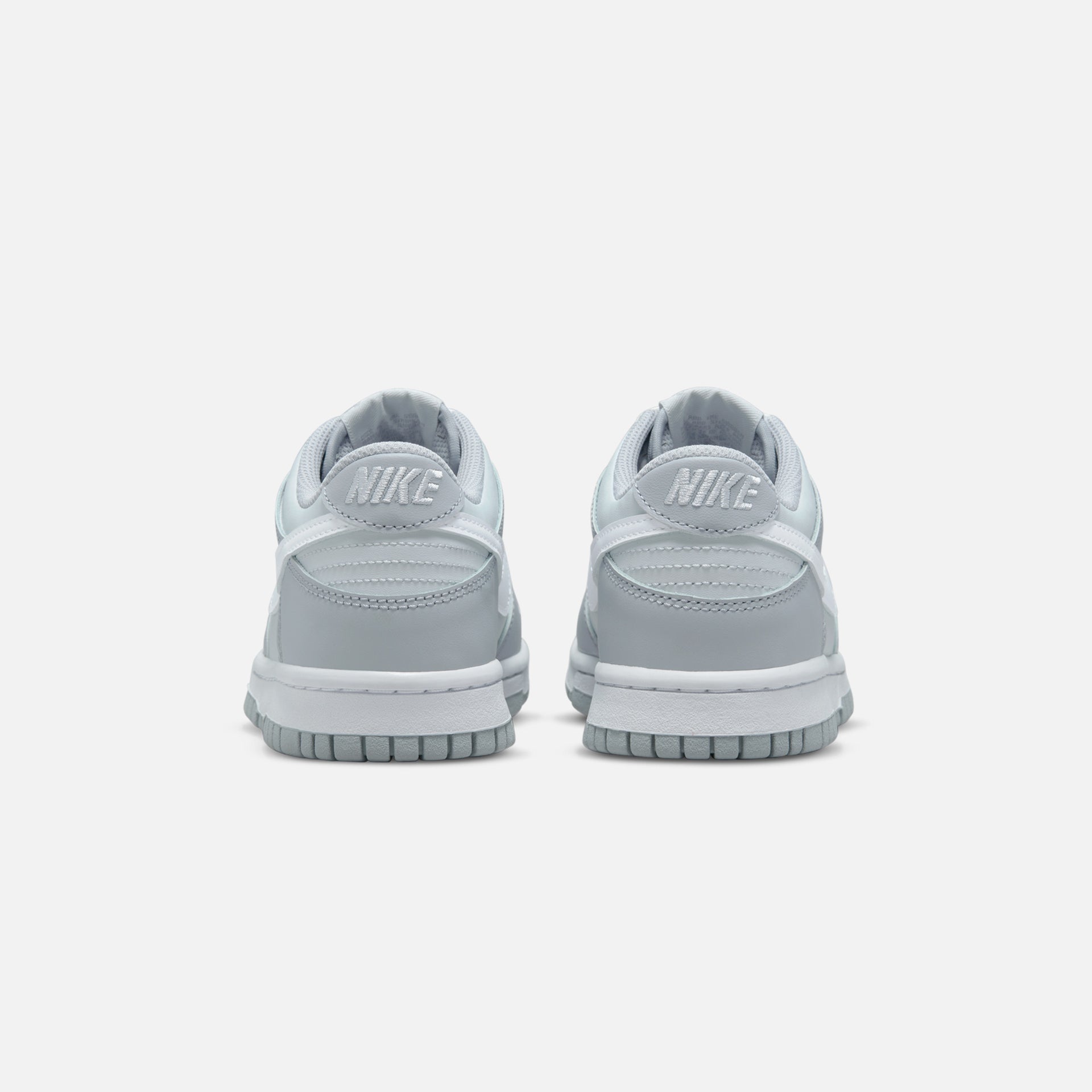 Nike GS Dunk Low - Pure Platinum / White / Wolf Grey