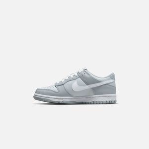 Nike GS Dunk Low - Pure Platinum / White / Wolf Grey