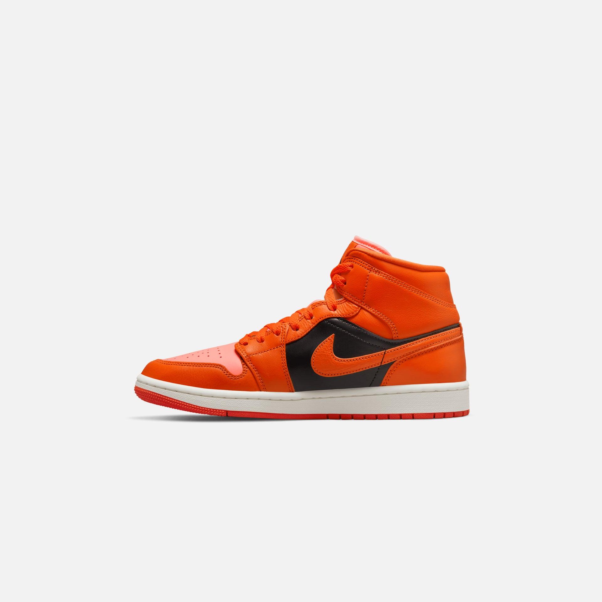 Jordan WMNS Air Jordan 1 Mid SE - Crimson Bliss / Rush Orange / Black