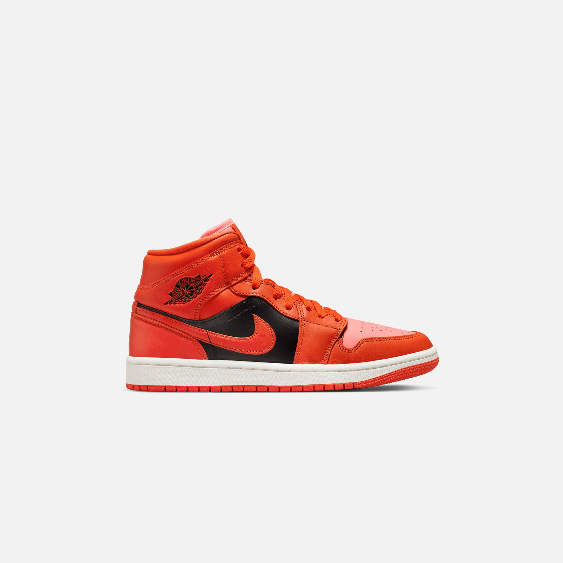 Jordan WMNS Air Jordan 1 Mid SE - Crimson Bliss / Rush Orange / Black