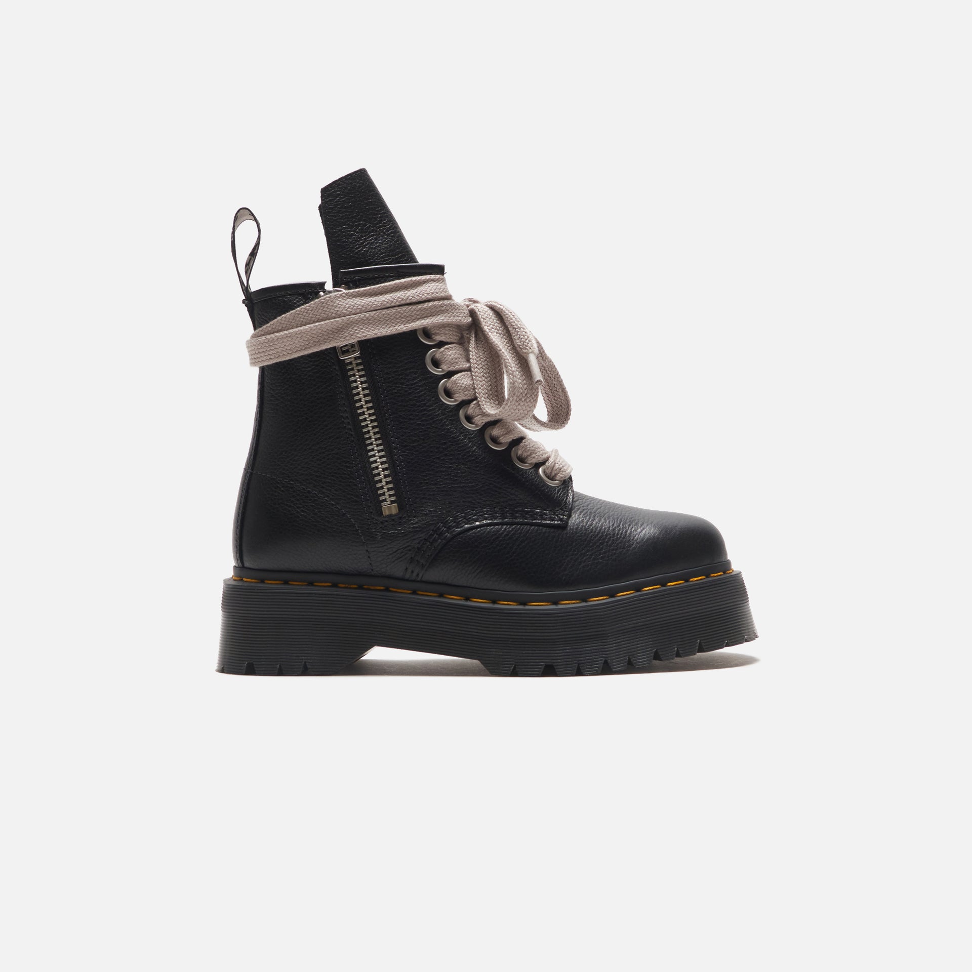 Dr. Martens x Rick Owens Quad Sole Jumbo Lace Boot - Black