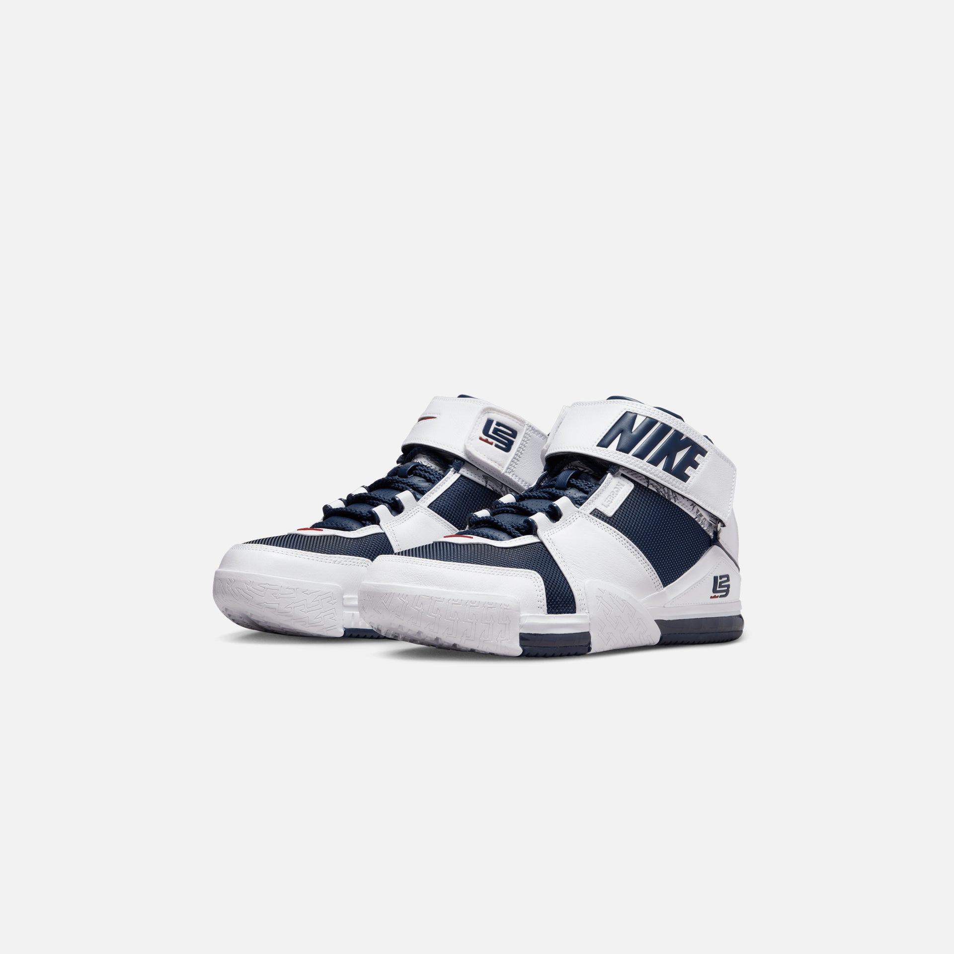 Nike Zoom Lebron II - White / Midnight Navy / Varsity Crimson