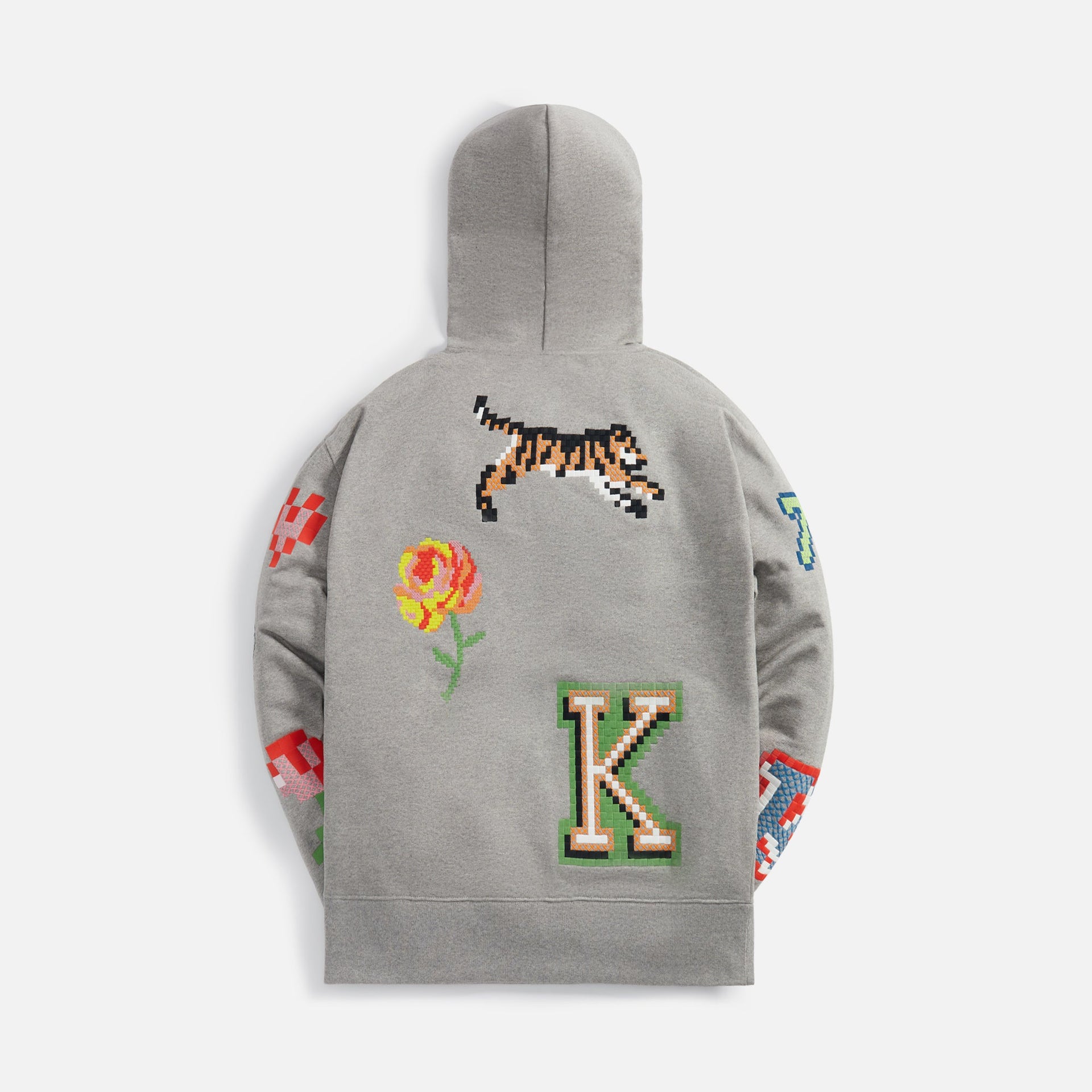 Kenzo Pixel Oversize Hoodie - Grey