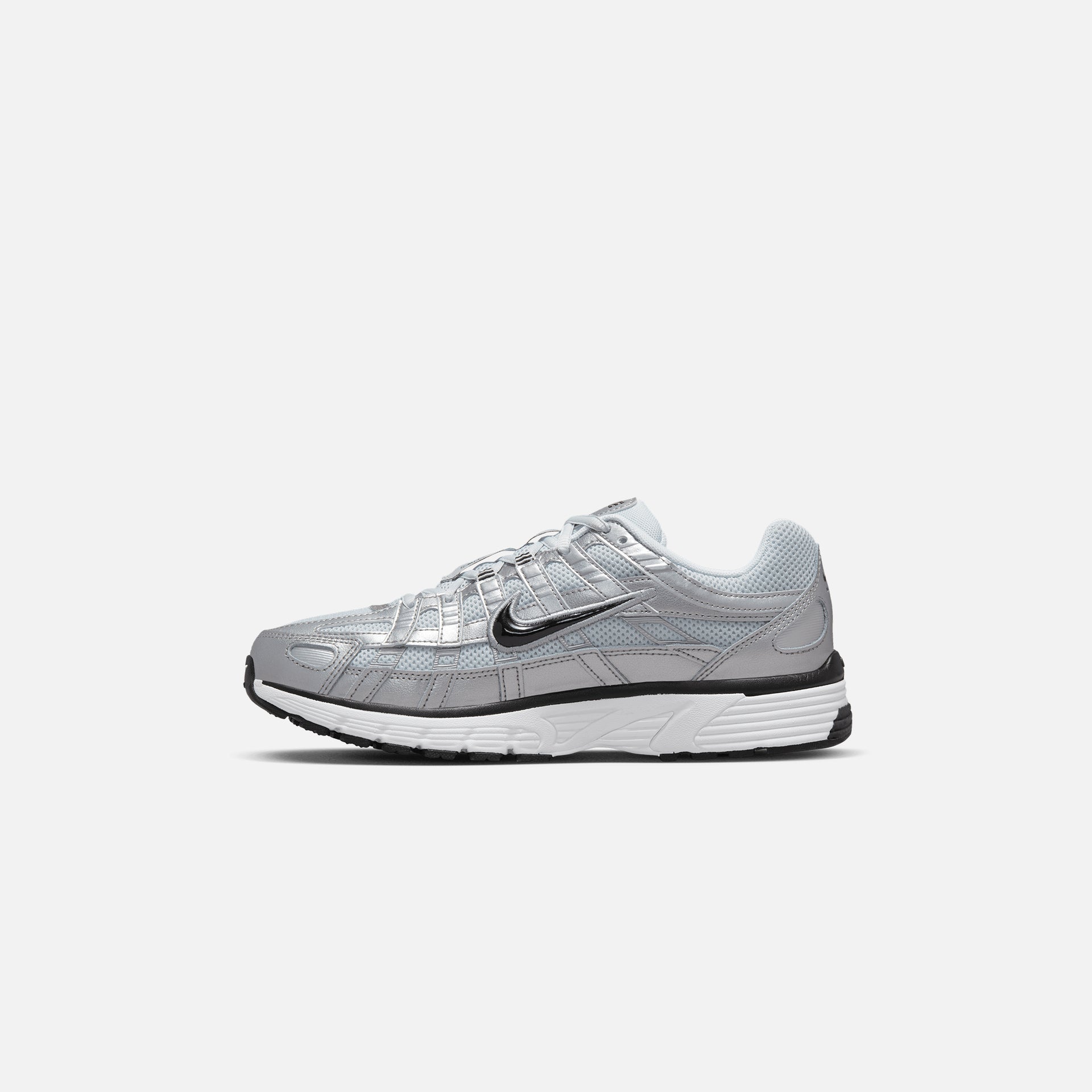 Nike WMNS P-6000 - White / Black / Metallic Silver