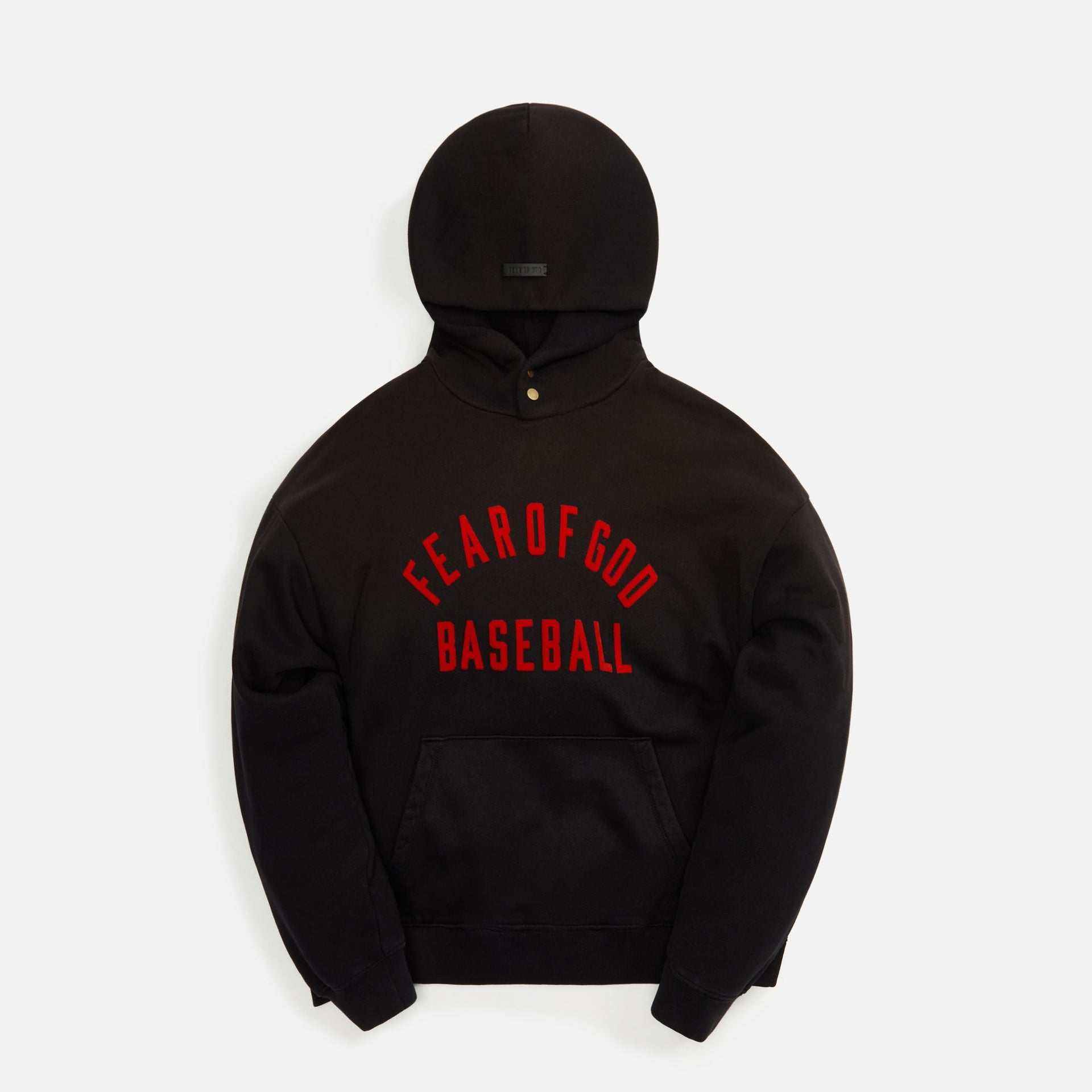 Fear of God Baseball Hoodie Vintage - Black