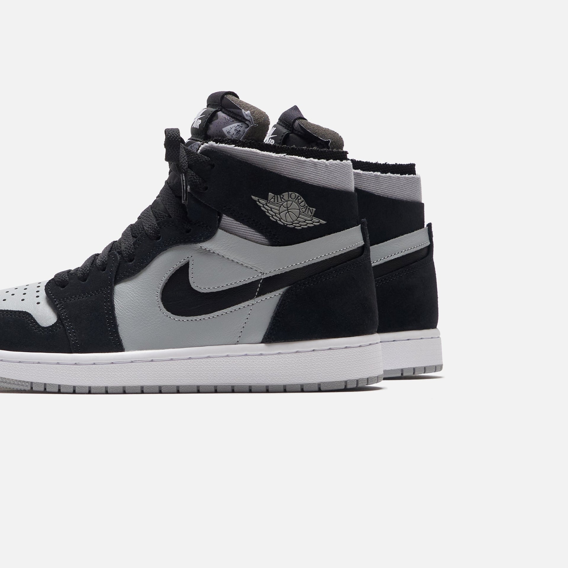 Nike Air Jordan 1 Zoom Cmft - Black / White / Light Smoke Grey