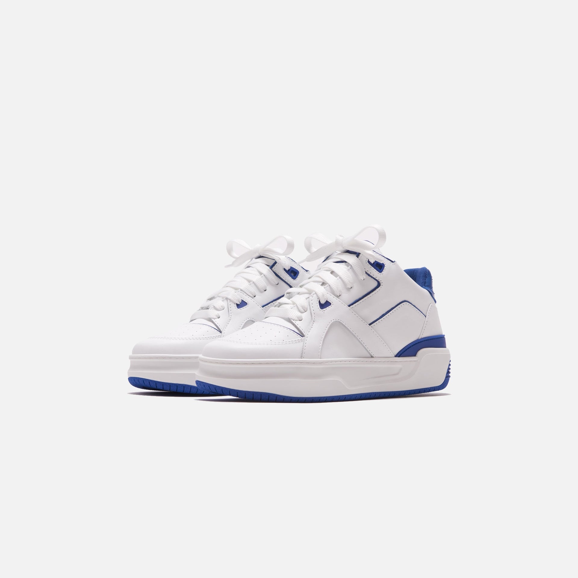 Just Don JD3 Luxury Courtside Low - White / Blue