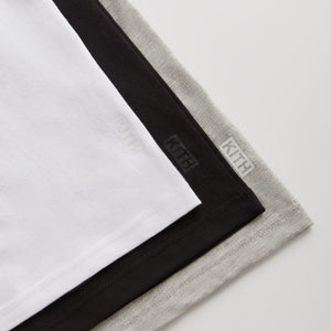 Kith 3-Pack Undershirt - White / Heather Grey / Black