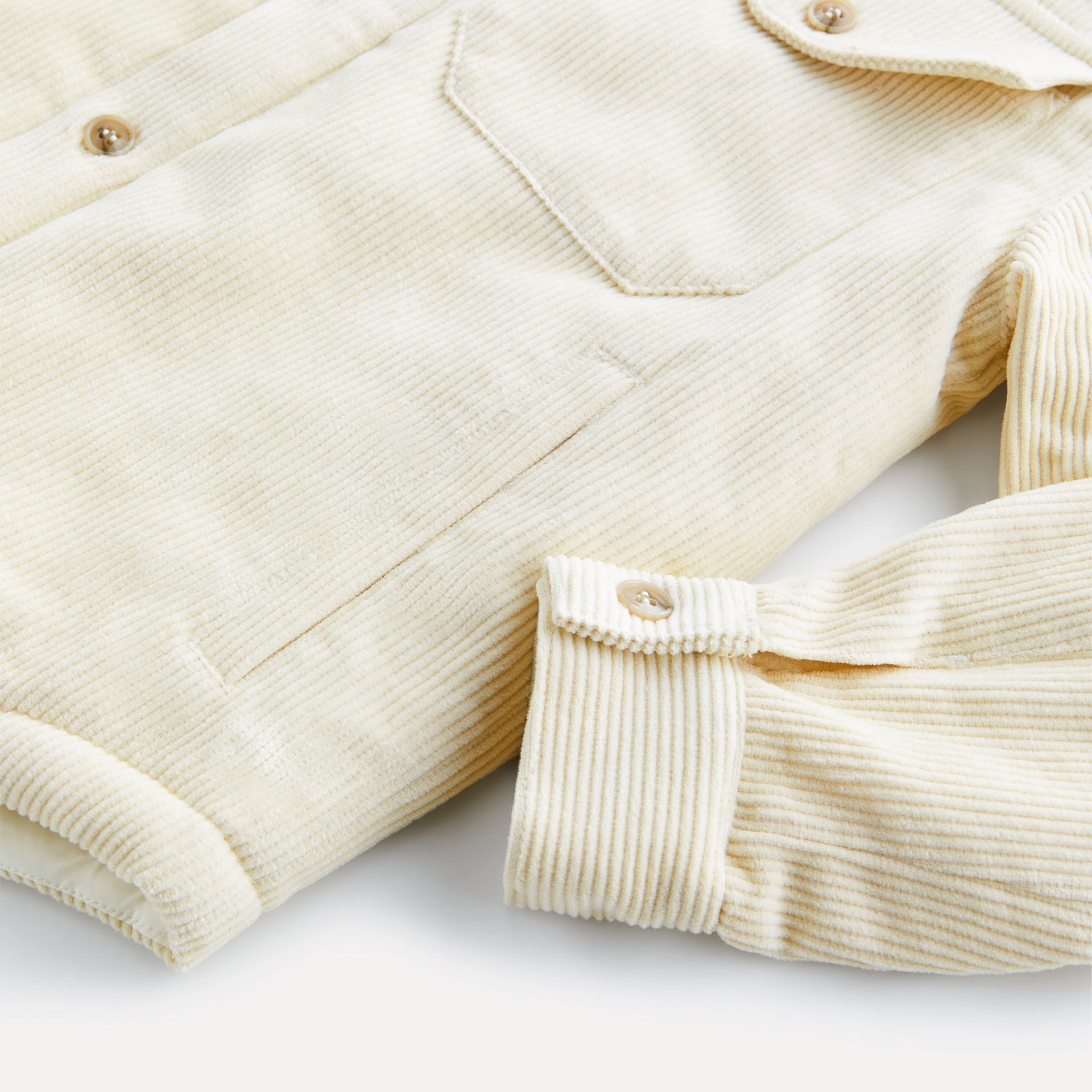 Kith Kids Classics Corduroy Shacket - Sandrift