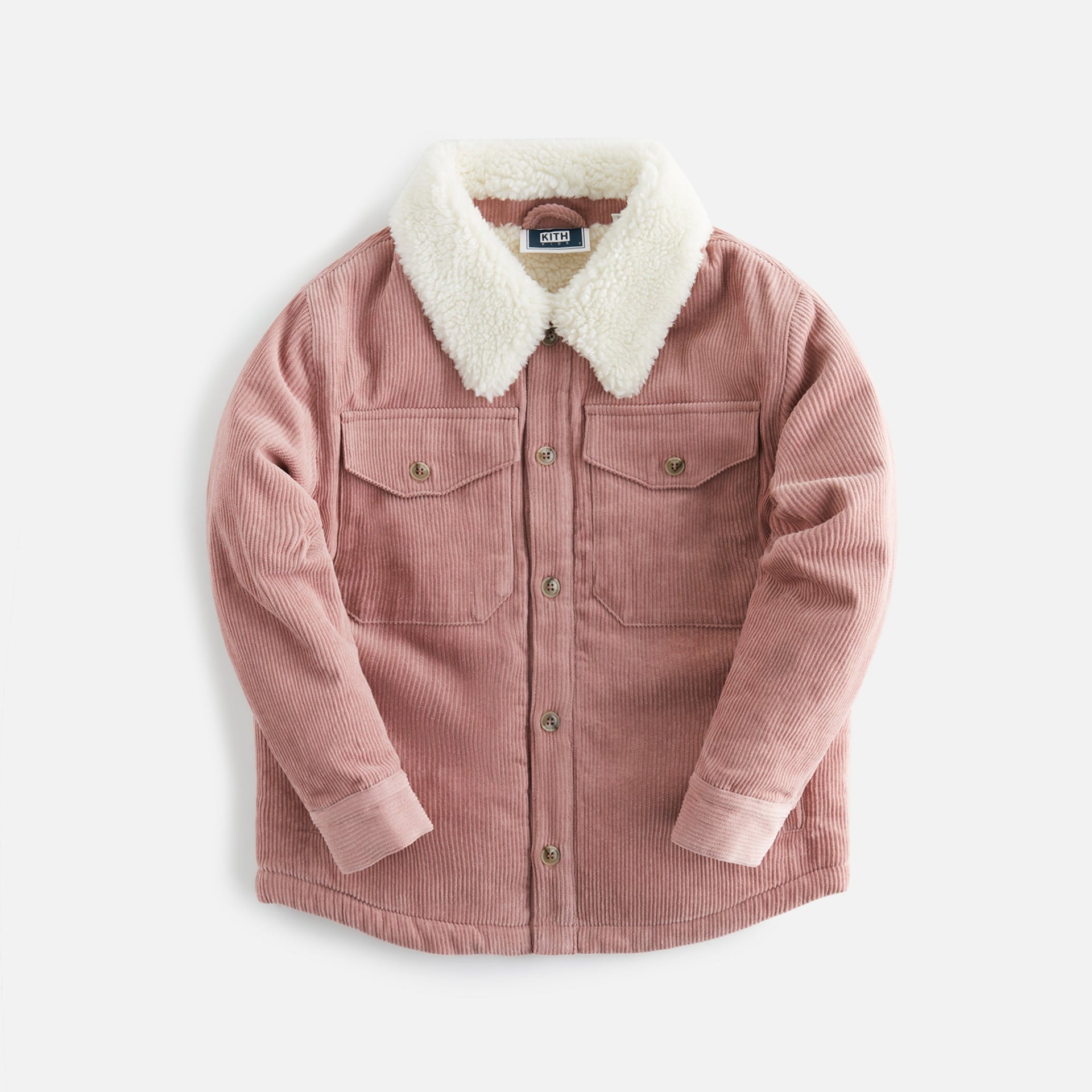 Kith Kids Classics Corduroy Shacket - Dusty Mauve