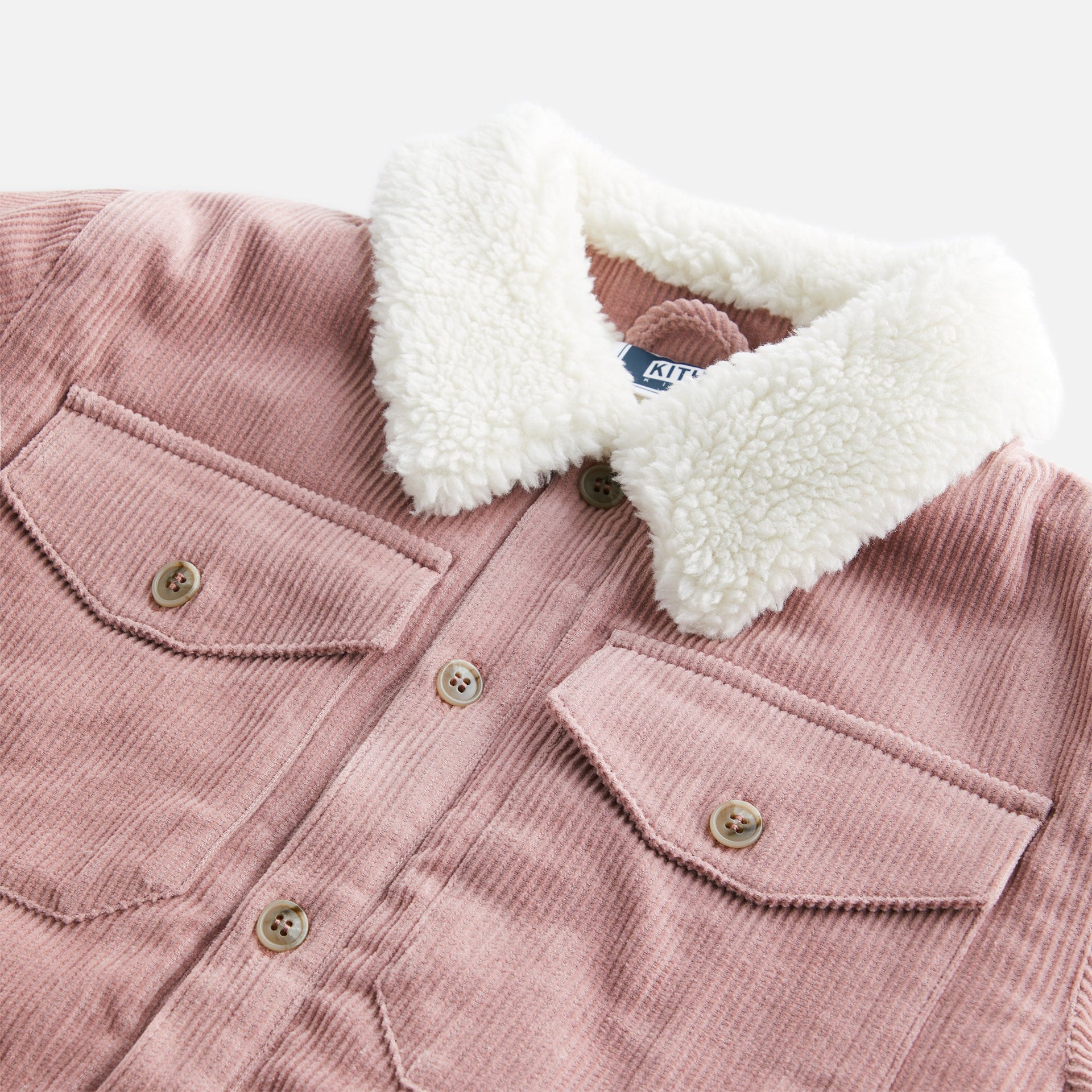 Kith Kids Classics Corduroy Shacket - Dusty Mauve