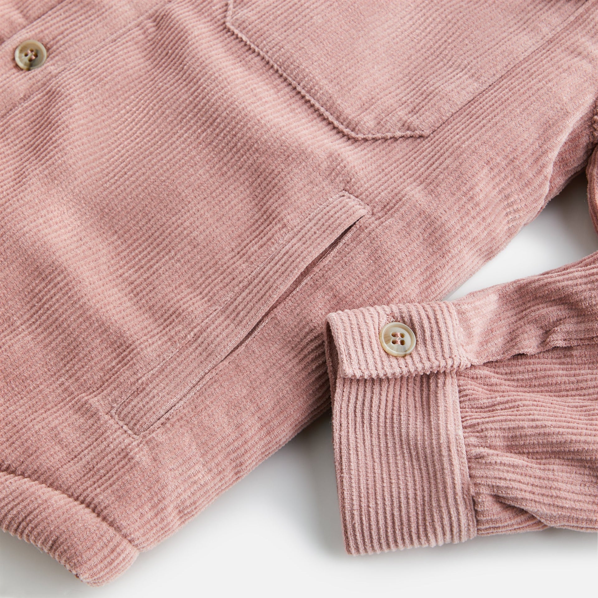 Kith Kids Classics Corduroy Shacket - Dusty Mauve