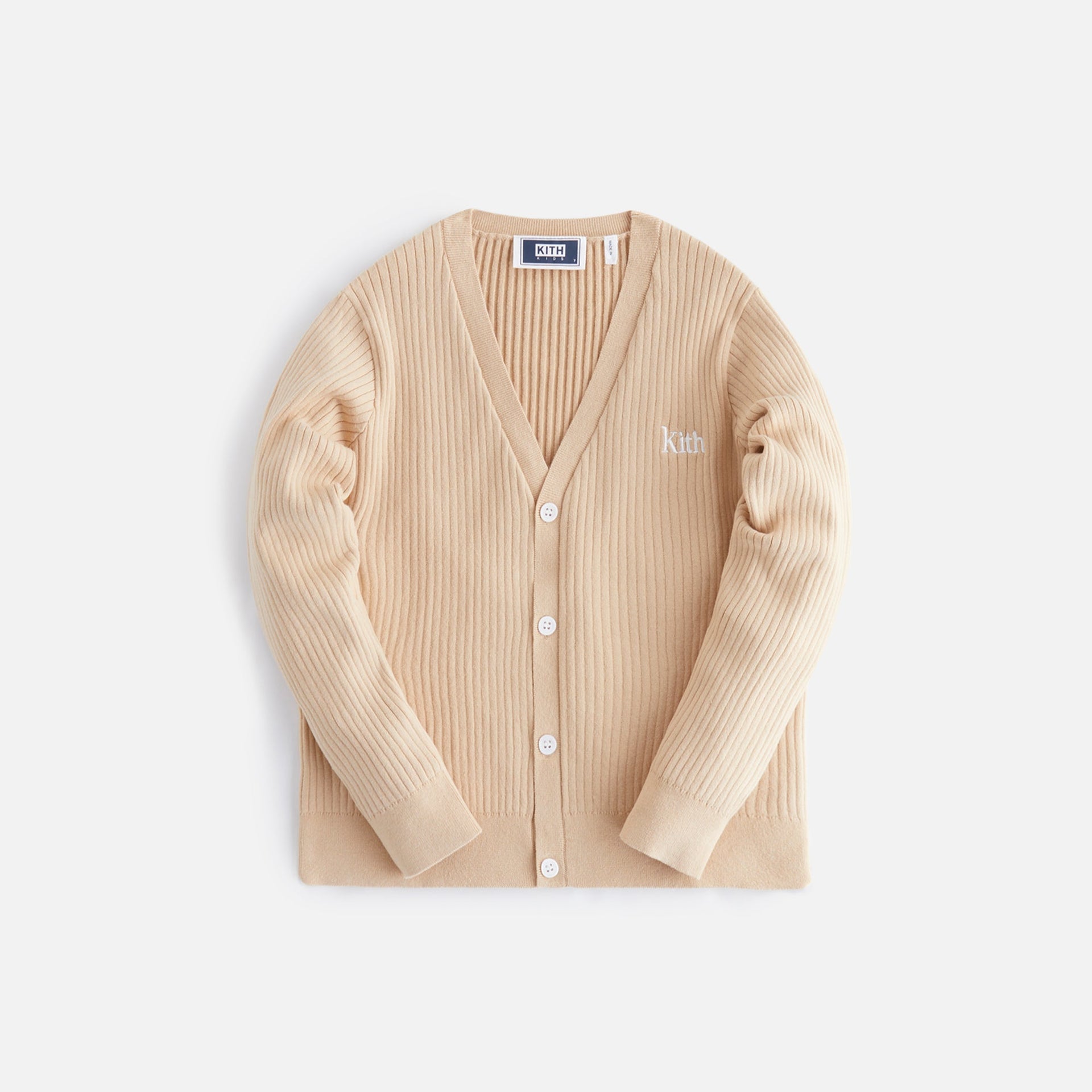 Kith Kids Knit Rib Cardigan - Birch