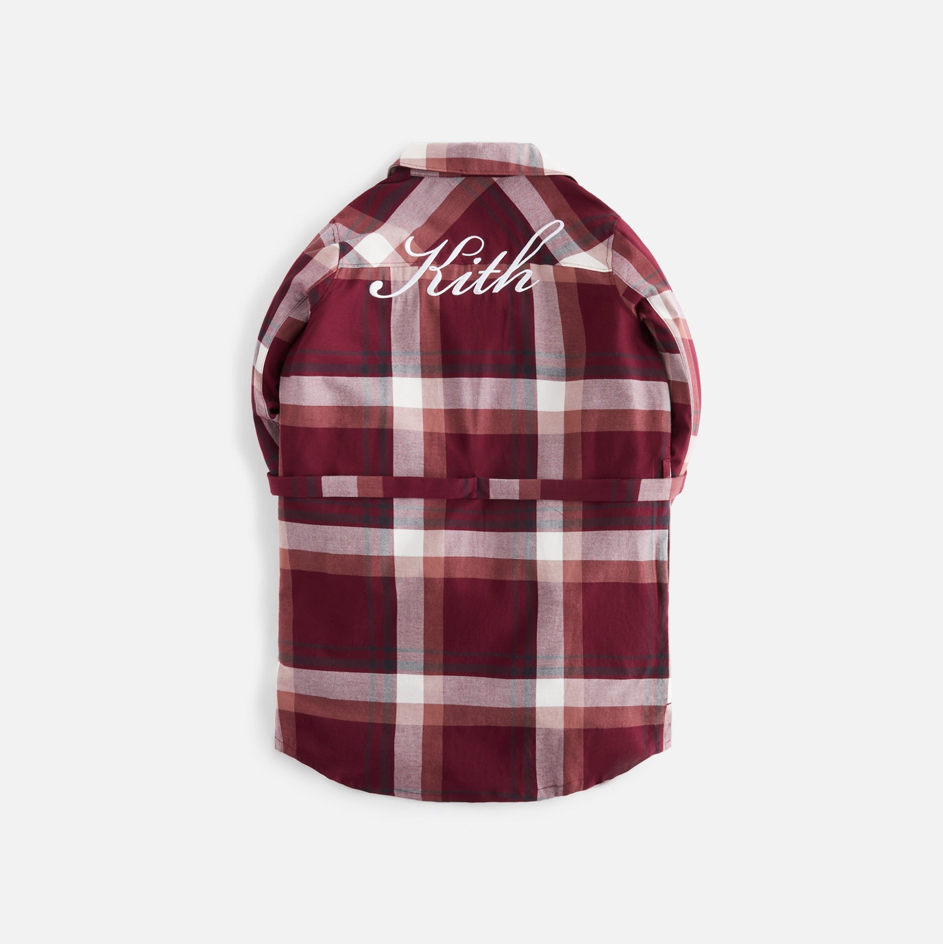 Kith Kids Plaid Long Sleeves Shirt Dress - Rogue