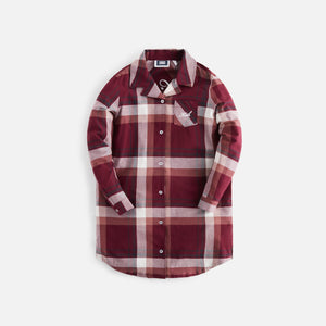 Kith Kids Plaid Long Sleeves Shirt Dress - Rogue