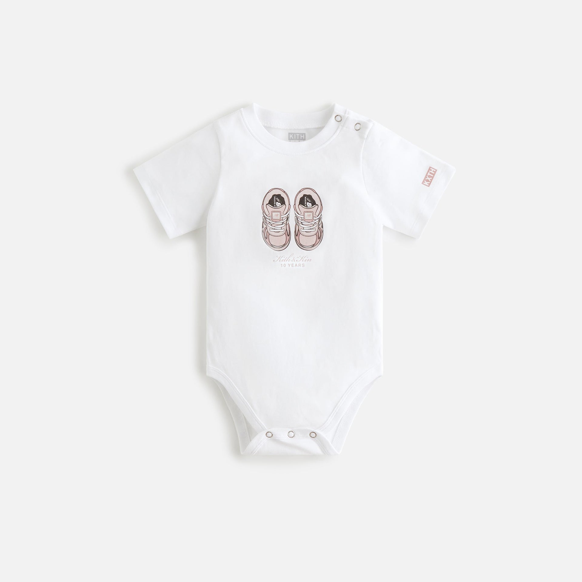 Kith Kids Baby for New Balance Onesie - Dusty Rose