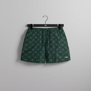 Kith Geometric Stitch Active Swim Short - Stadium