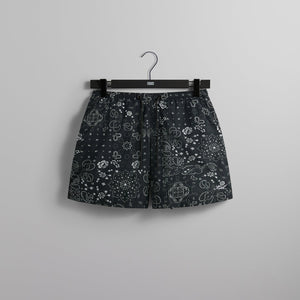 Kith Paisley Collins Swim Short - Black