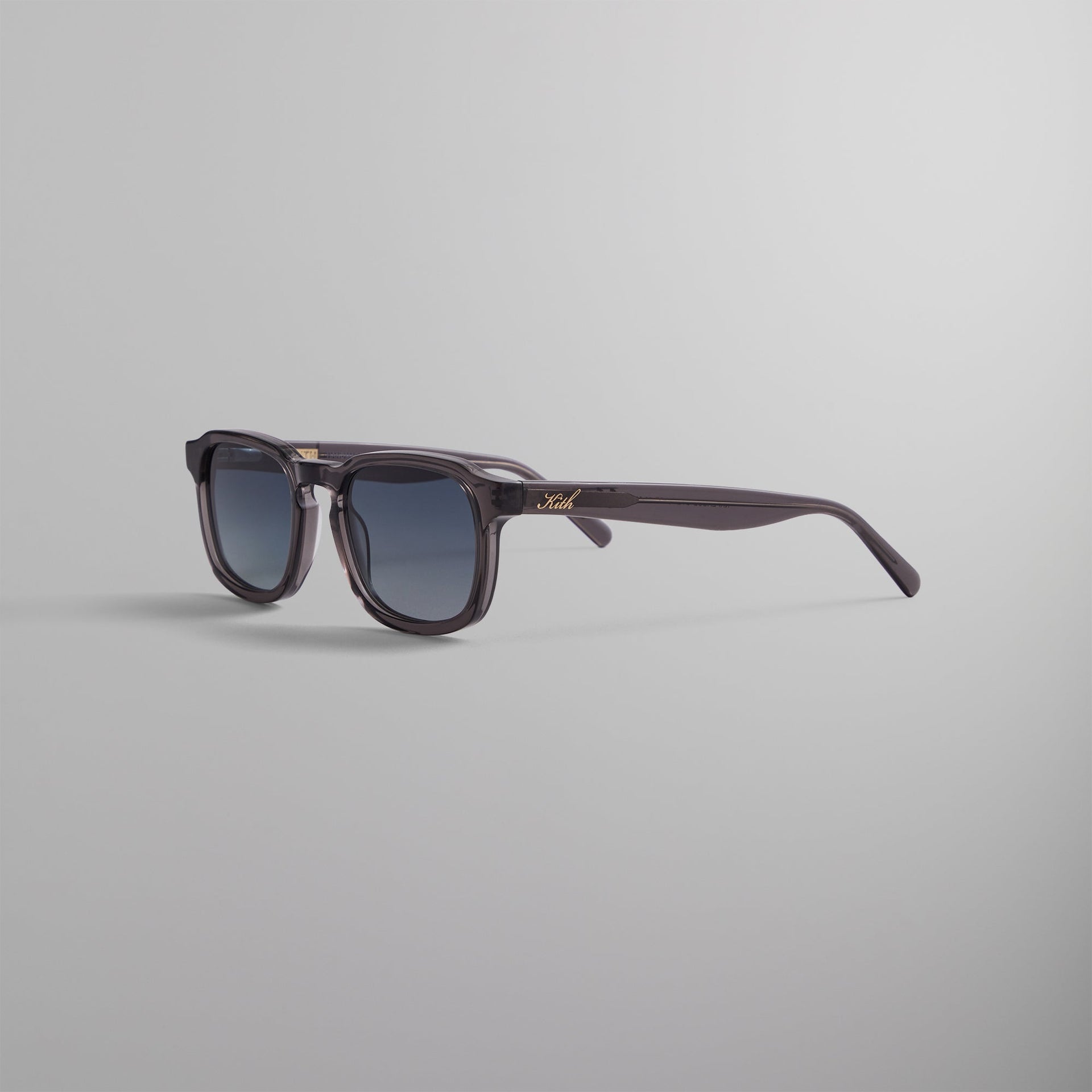 Kith Napeague Sunglasses - Grey Crystal / Blue