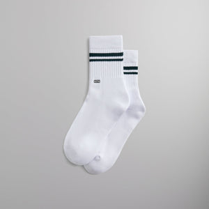 Kith Summer Stripe Mid-Length Sock - White