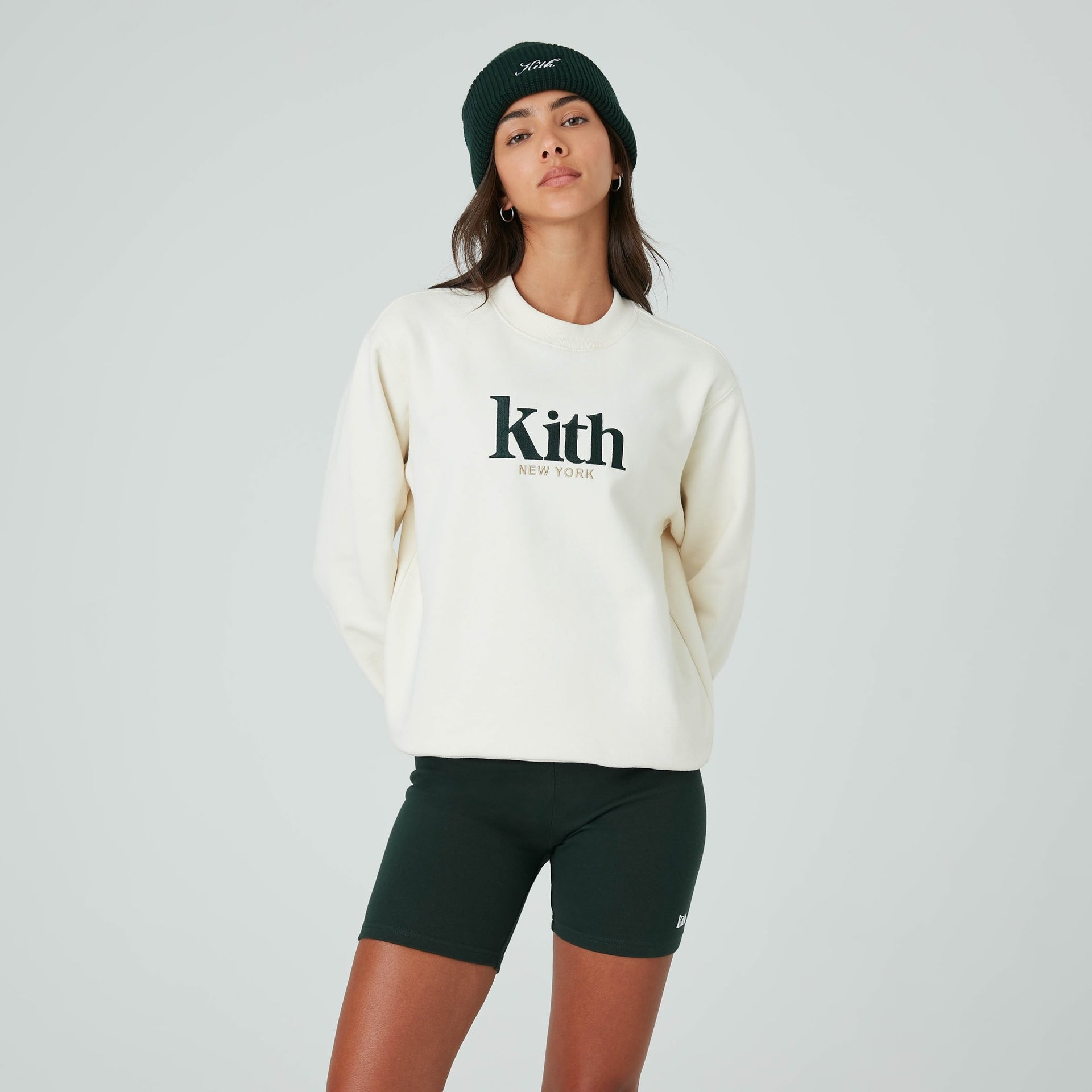 Kith Women Asher New York Crewneck - Sandrift