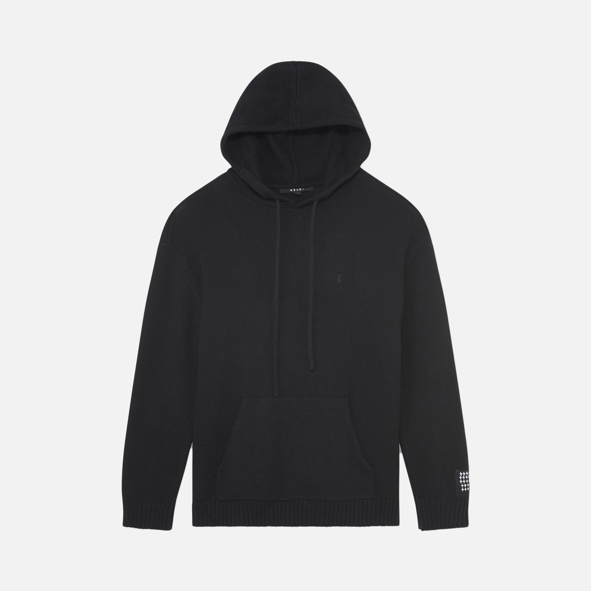 Ksubi Cross Dollar Knit Hoodie - Black