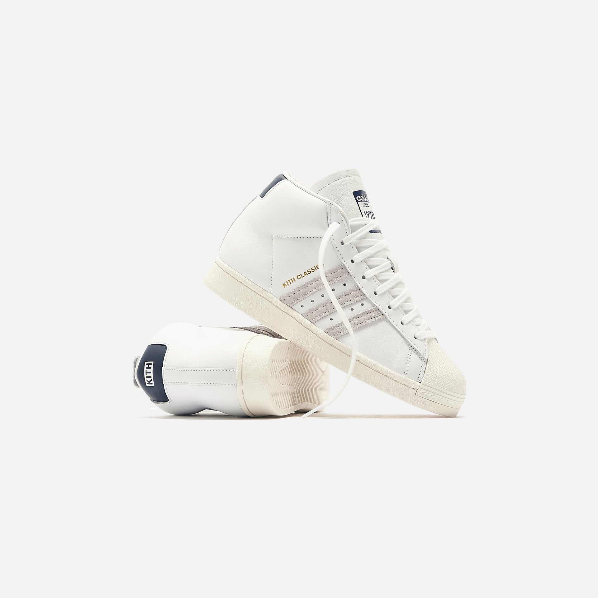 Kith Classics Program for adidas Originals Pro Model 1970 - White / Collegiate Blue / Gold