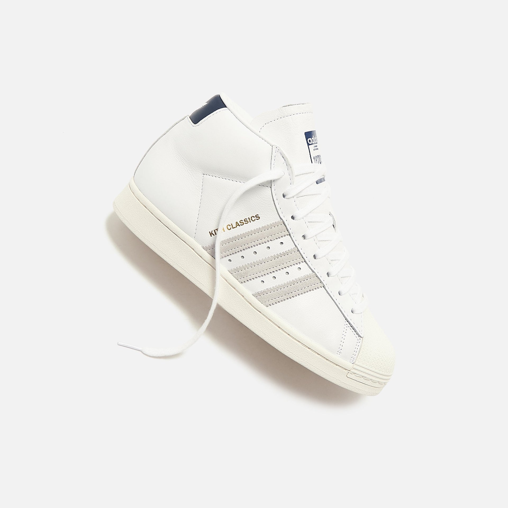 Kith Classics Program for adidas Originals Pro Model 1970 - White / Collegiate Blue / Gold