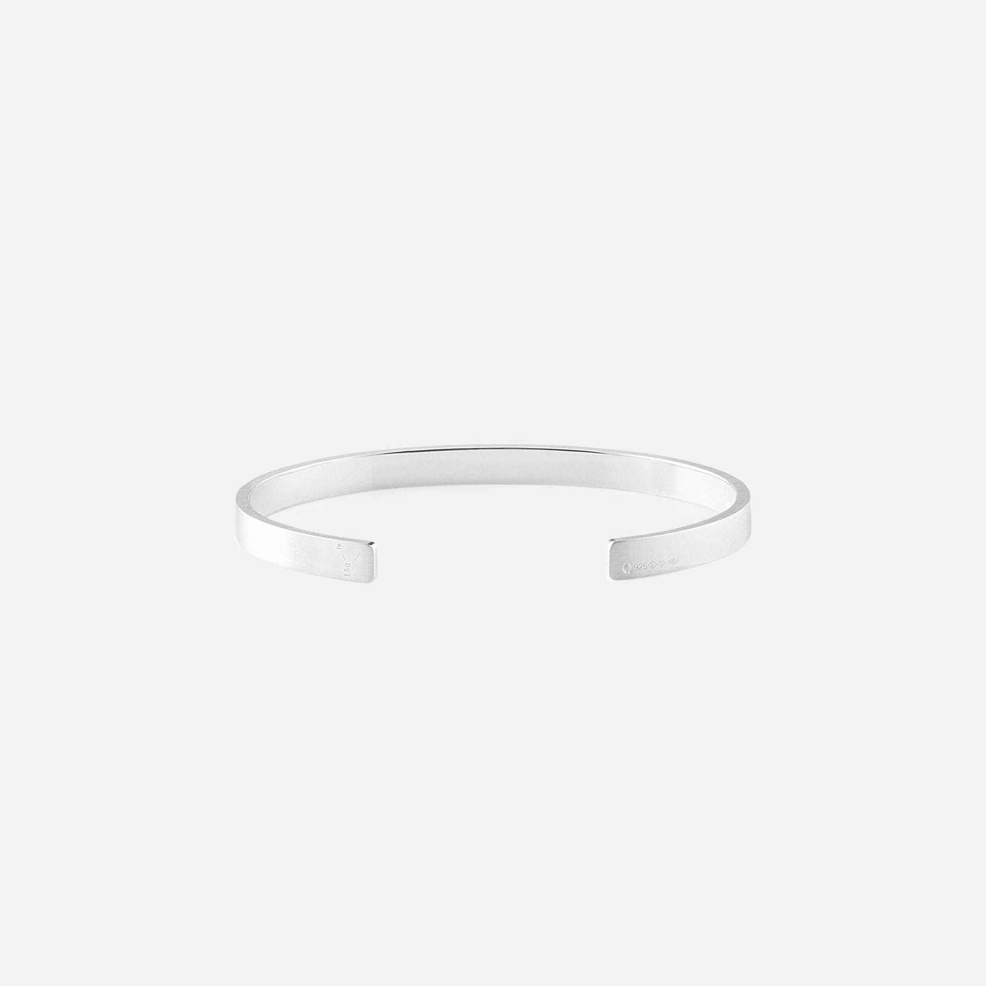 Le Gramme 15g Ribbon Bracelet - Brushed Sterling Silver