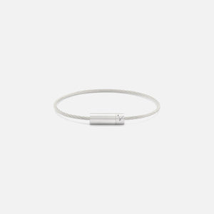 Le Gramme 7g Cable Bracelet - Brushed Sterling Silver