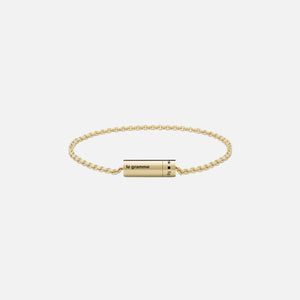 Le Gramme 9g Polished Chain Cable Bracelet - Yellow Gold