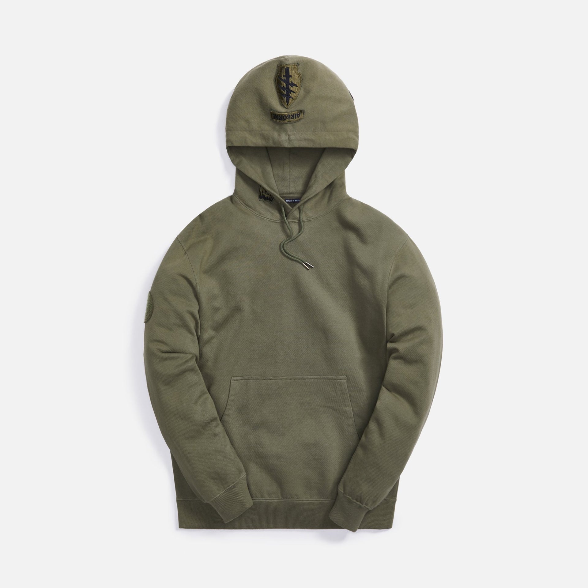 Maharishi Advisor Organic Cotton Hooded Sweat - Olive