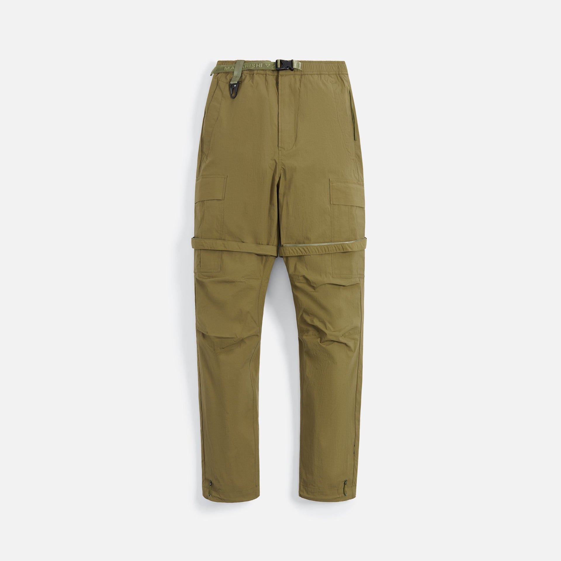 Maharishi Tech Loose Cargo Track Pants - Olive