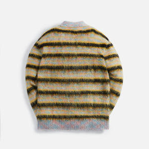 Marni Mix Yarn Mohair Wool V-Neck Sweater - Multicolor