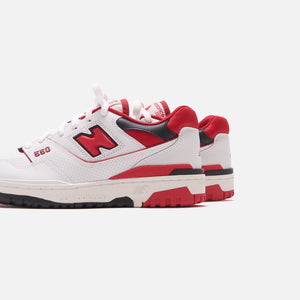 New Balance 550 - White / Team Red