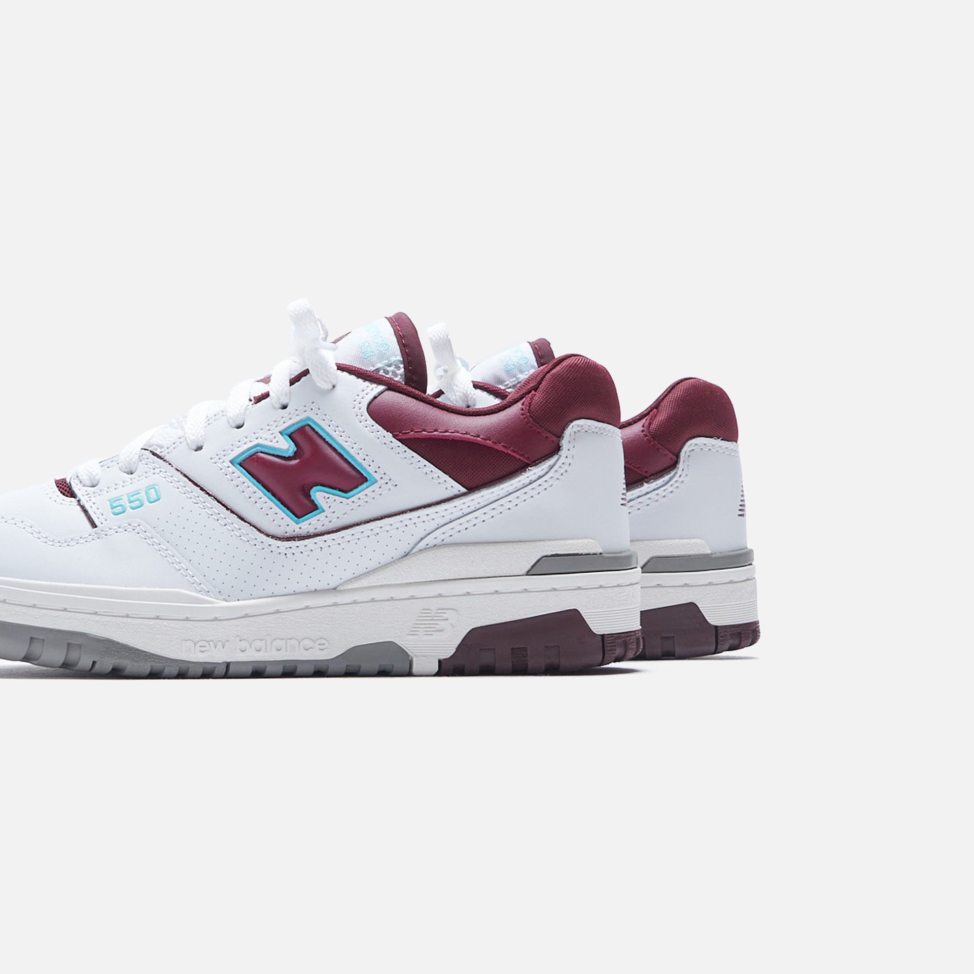 New Balance 550 - White / Burgundy