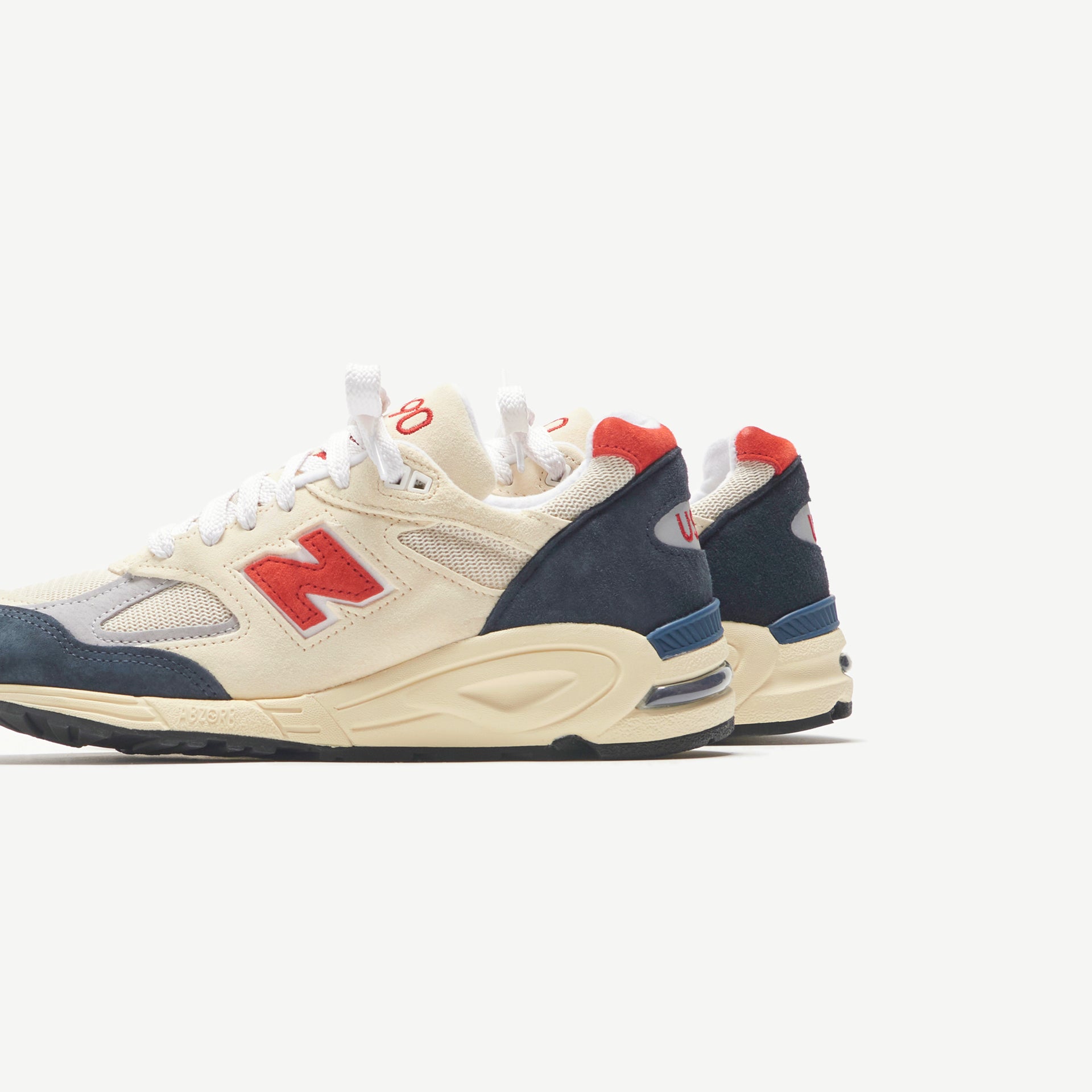 New Balance Made in USA 990TA2 - White / Navy / Red