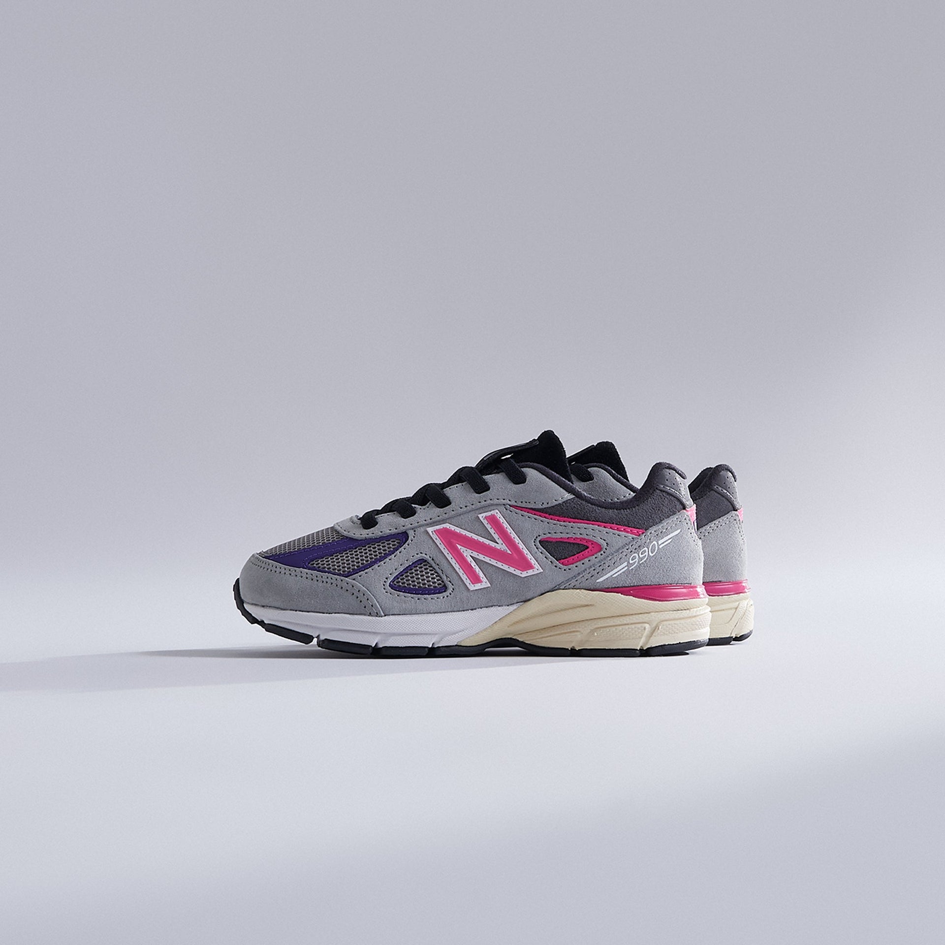 Ronnie Fieg for New Balance 990V4 United Arrows & Sons Pre-School - Smoked Pearl