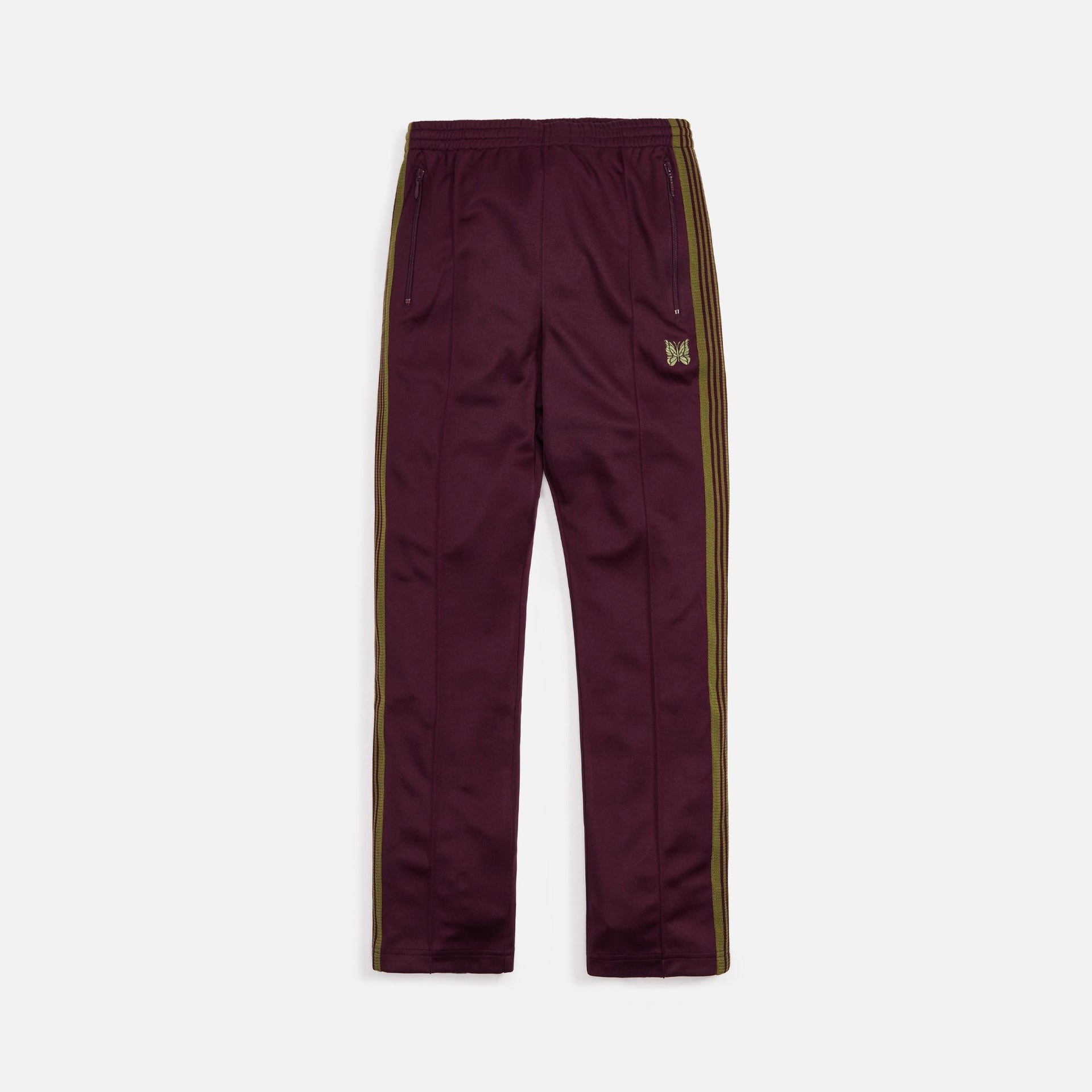 Needles Narrow Track Pant - Maroon