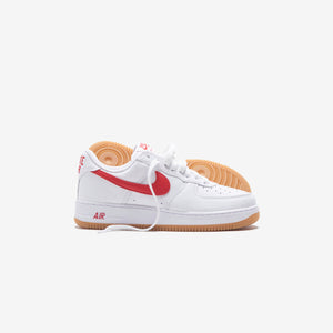 Nike Air Force 1 Low Retro - White / University Red / Gum / Yellow