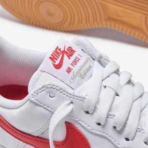 Nike Air Force 1 Low Retro - White / University Red / Gum / Yellow