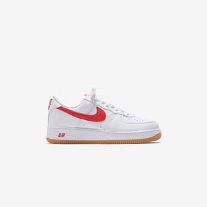 Nike Air Force 1 Low Retro - White / University Red / Gum / Yellow