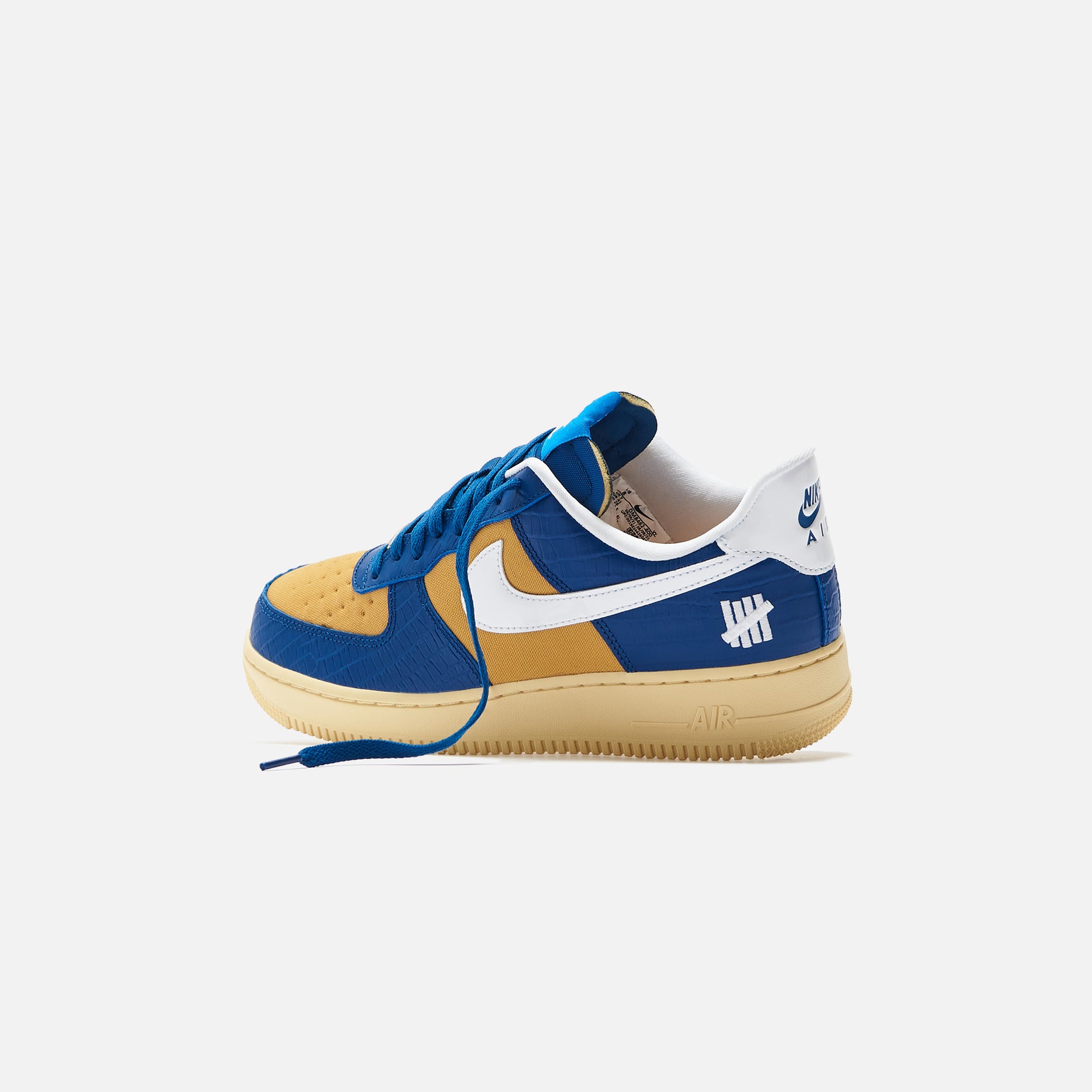 Nike Air Force 1 Low SP - Court Blue / White / Goldtone / Lemon