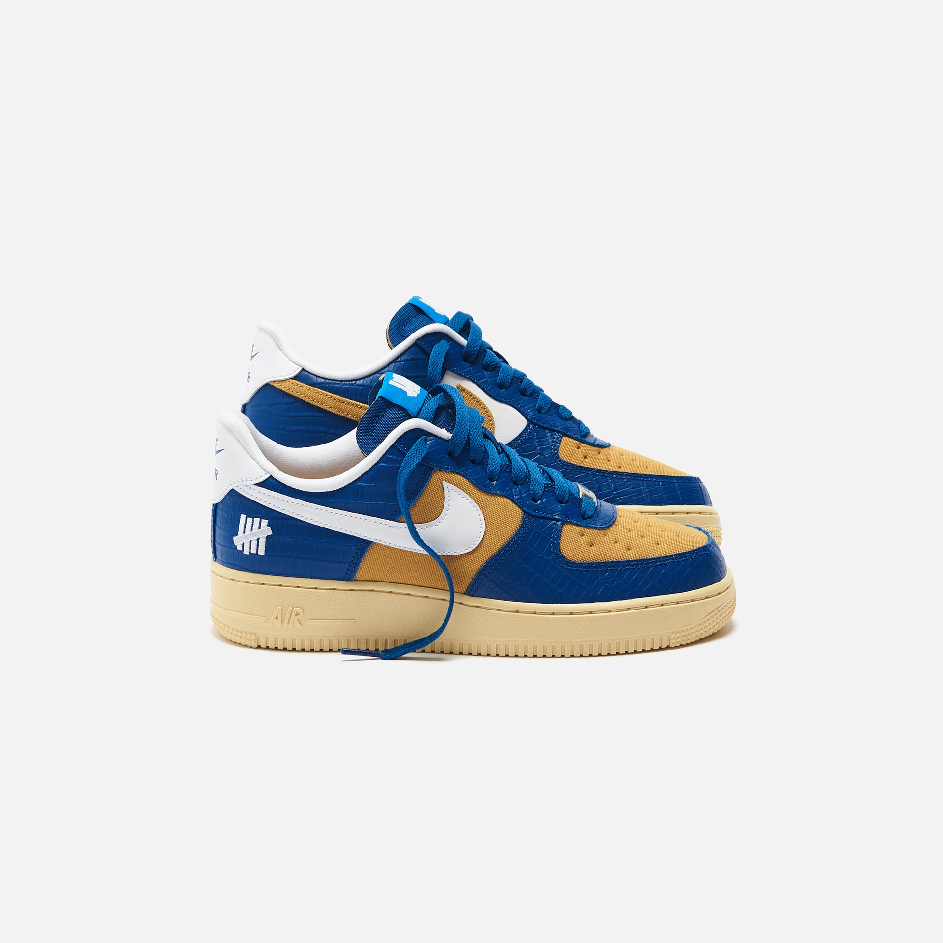 Nike Air Force 1 Low SP - Court Blue / White / Goldtone / Lemon