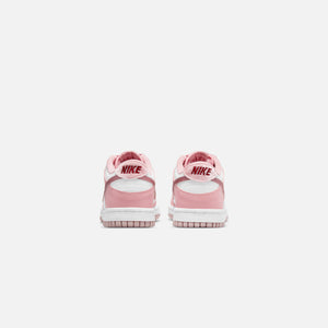 Nike GS Dunk Low - Pink Glaze / White / Pomegranate