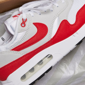 Nike Air Max 1 `86 OG - White / University Red / Neutral Grey