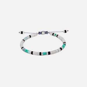 Maor Sonoran Bracelet in Chrysoprase Gemstone Mix and Silver - Gemstone / Silver